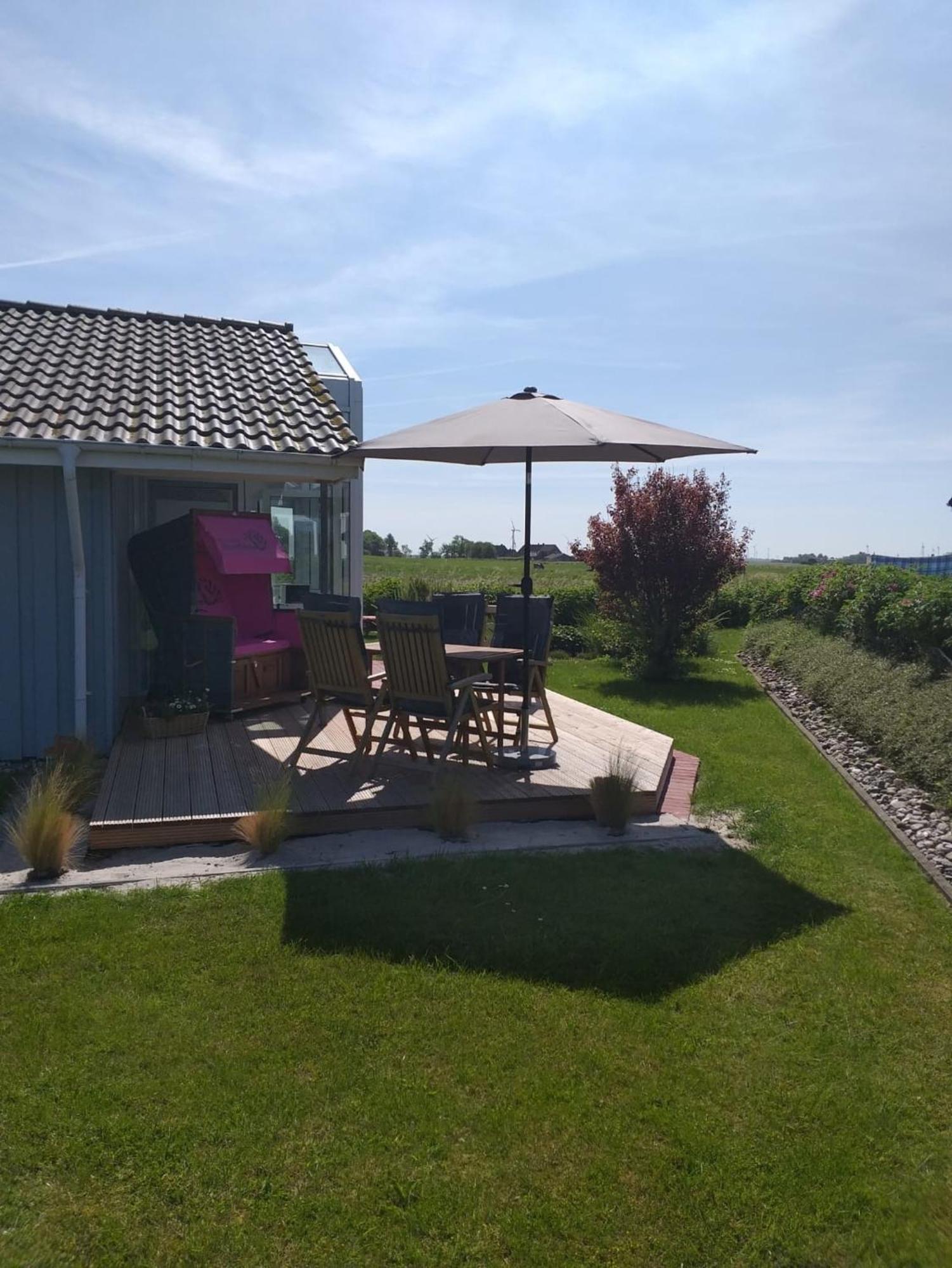 Modernes Ferienhaus Direkt An Der Nordsee Wesselburenerkoog 외부 사진